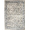 kathy ireland Home Ki25 Malta - Mai12 Ivory Blue Area Rug 7 ft. 10 X 10 ft. 10 Rectangle