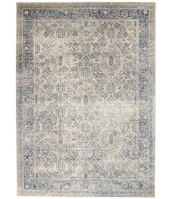 kathy ireland Home Ki25 Malta - Mai12 Ivory Blue Area Rug 7 ft. 10 X 10 ft. 10 Rectangle