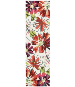 Nourison Fantasy - Fa16 Ivory Area Rug 2 ft. 3 X 8 ft. Rectangle