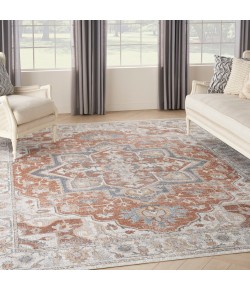 Nourison Astra Washables - Asw12 Gold Multicolor Area Rug 7 ft. 10 in. X 10 ft. Rectangle