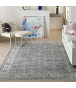 Nourison Starry Nights - Stn08 Light Blue Area Rug 8 ft. X 10 ft. Rectangle