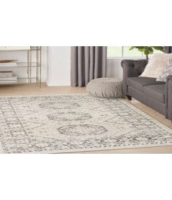 Nourison Serenity Home Ivory Grey SRH01 3 ft. 11 in. X 5 ft. 11 in. Rectangle Rug