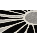 Nourison Aloha Black White ALH33 2 ft. X 6 ft. Rectangle Rug