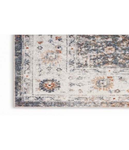 Nourison Astra Machine Washable Ivory Multicolor ASW16 7 ft. 10 in. X 10 ft. Rectangle Rug