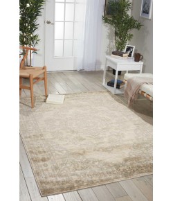 Nourison Euphoria - Eup04 Bone Area Rug 3 ft. 4 X ROUND