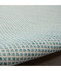 Nourison Courtyard Area Rug COU01 Ivory Aqua 3' x 5'