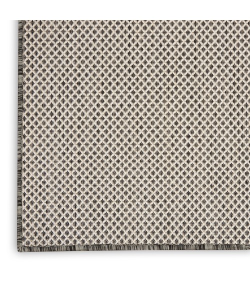 Nourison Courtyard Area Rug Nourison Courtyard Area Rug COU01 Ivory/Charcoal