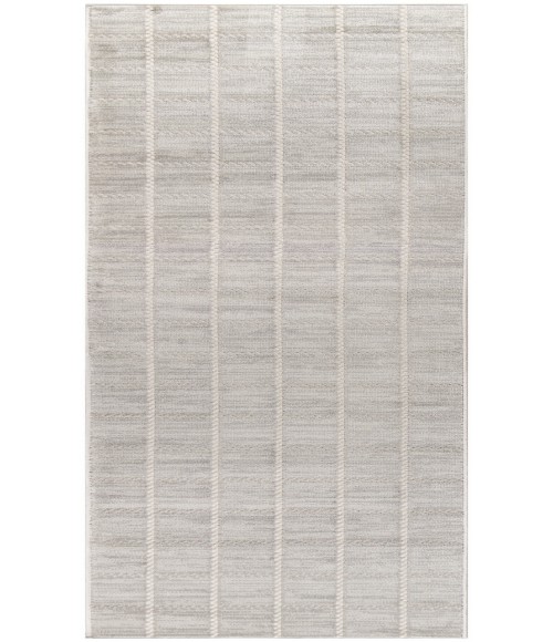 Nourison Serenity Home Light Grey SRH05 2 ft. 2 in. X 7 ft. 6 in. Rectangle Rug