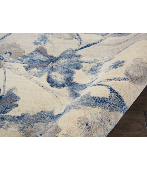 Nourison Somerset Area Rug ST18-Ivory/Blue