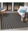 Nourison Twist Reversible Black TWS01 5 ft. X 7 ft. Rect. Rug