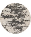 Nourison Maxell Round Area Rug MAE07-Ivory/Grey