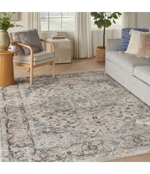 Nourison Quarry Ivory Grey QUA05 7 ft. X 10 ft. Rect. Rug