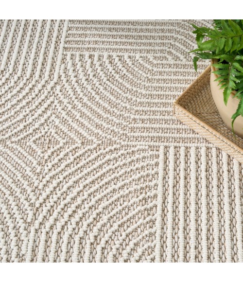 Nourison Natural Texture Beige Ivory NTX02 5 ft. X 7 ft. Rect. Rug