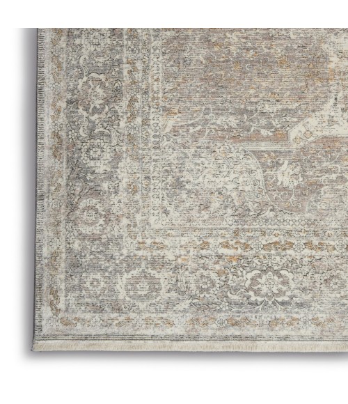 Nourison STARRY NIGHTS Area Rug Nourison Starry Nights Area Rug STN03-Silver/Cream