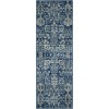 Nourison Somerset - St757 Navy Area Rug 2 ft. 3 X 8 ft. Rectangle