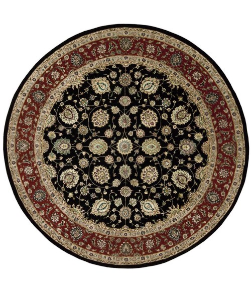 Nourison 2000 Round Area Rug 2017-Black