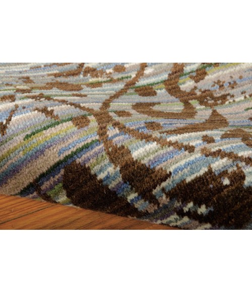 Nourison RHAPSODY Area Rug Nourison Rhapsody Area Rug RH009-Blue/Moss