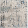 Nourison Concerto Ivory Grey Blue CNC01 5 ft. X Square Rug