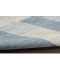Nourison Astra Machine Washable Blue Ivory ASW09 2 ft. 2 in. X 10 ft. Rectangle Rug