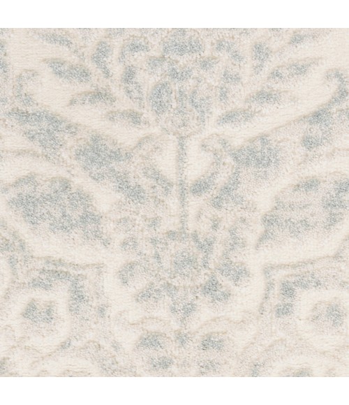 Nourison SAHARA Area Rug kathy ireland Home Sahara Area Rug KI390-Ivory/Silver