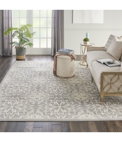 Nourison Jubilant - Jub06 Ivory Grey Area Rug 7 ft. X 10 ft. Rectangle