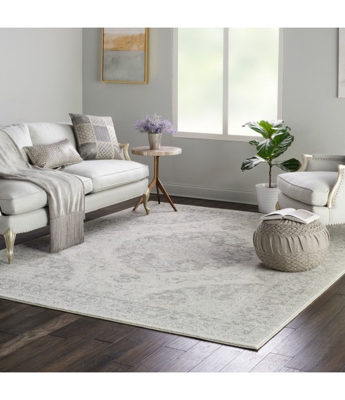 Nourison TRANQUIL Area Rug Nourison Tranquil Area Rug TRA05-Ivory/Grey