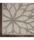 Nourison Aloha Area Rug ALH05 Silver Grey 5'3" x 7'5"