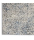 Nourison RUSTIC TEXTURES Area Rug Nourison Rustic Textures Area Rug RUS09-Ivory/Light Blue
