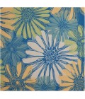 Nourison HOME & GARDEN Area Rug Nourison Home & Garden Square Area Rug RS022-Blue