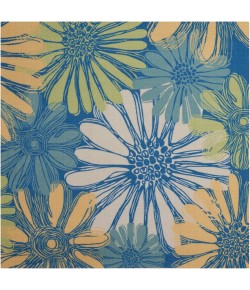 Nourison Home & Garden - Rs022 Blue Area Rug 6 ft. 6 X Square