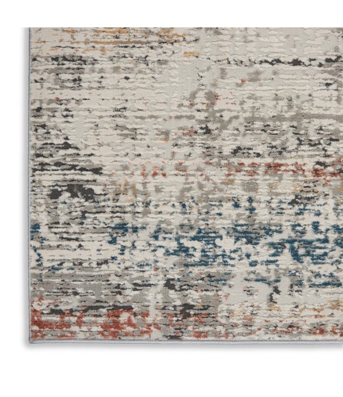 Nourison Rustic Textures Area Rug RUS14-Light Grey Multi