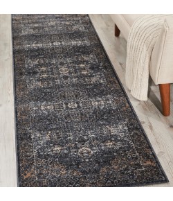 kathy ireland Home Ki25 Malta - Mai01 Navy Area Rug 2 ft. 2 X 7 ft. 7 Rectangle