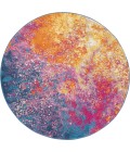 Nourison Passion Round Area Rug PSN10-Sunburst