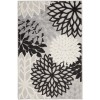 Nourison Aloha - Alh05 Black White Area Rug 3 ft. X 5 ft. Rectangle