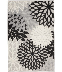 Nourison Aloha - Alh05 Black White Area Rug 3 ft. X 5 ft. Rectangle