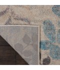 Nourison Tranquil Runner Area Rug TRA01-Ivory/Light Blue