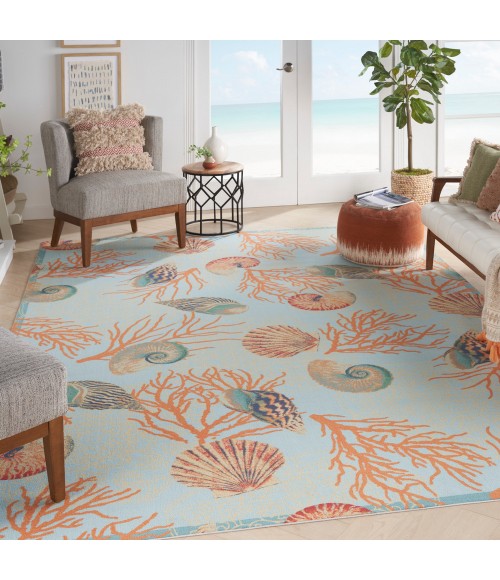 Waverly Sun N' Shade Area Rug SND92 Light Blue