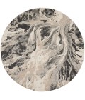 Nourison ELEGANCE Area Rug Inspire Me! Home Décor Elegance Round Area Rug FAR01-Multicolor