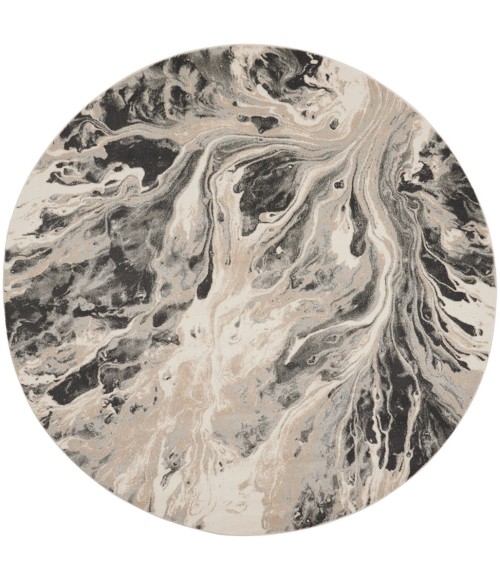 Nourison ELEGANCE Area Rug Inspire Me! Home Décor Elegance Round Area Rug FAR01-Multicolor