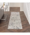 Nourison Quarry Ivory Blue Grey QUA01 6 ft. Rect. Rug