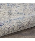 Royal Terrace Area Rug Kathy Ireland Royal Terrace Area Rug KI44 Beige Blue 5'3" x 7'3"