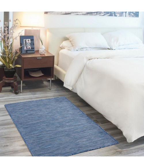 Nourison Positano Area Rug POS01 Navy Blue 3' x 5'