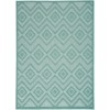Nourison Versatile - Nrv01 Aqua Teal Area Rug 5 ft. X 7 ft. Rectangle