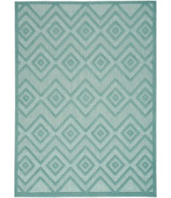 Nourison Versatile - Nrv01 Aqua Teal Area Rug 5 ft. X 7 ft. Rectangle