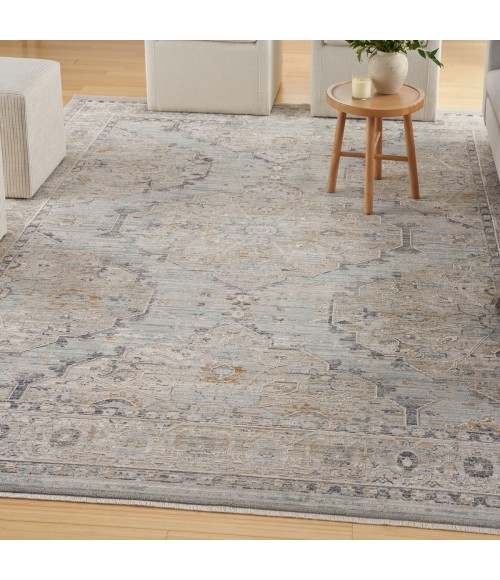 Nourison Lynx Light Blue LNX07 12 ft. X 16 ft. Rect. Rug