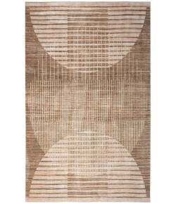 Nourison Astra Machine Washable Latte ASW03 6 ft. 7 in. X 9 ft. Rectangle Rug