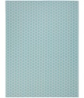 Nourison Reversible Indoor Outdoor Aqua RVB01 10 ft. X 14 ft. Rect. Rug