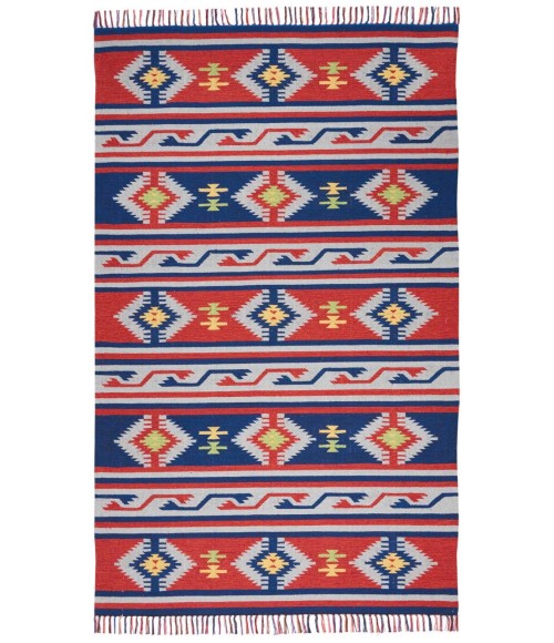 Nourison Baja Area Rug BAJ03-Blue/Red
