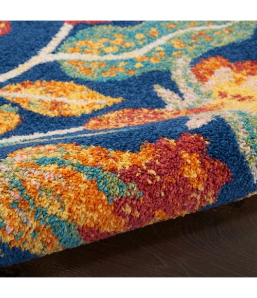 Nourison Allur Area Rug ALR09-Navy Multicolor