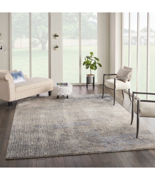 Nourison MOROCCAN CELEBRATION Area Rug kathy ireland Home Moroccan Celebration Area Rug KI383-Ivory/Grey